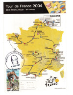 Carte Maximum Haute Vienne LINARDS Hommage à Antoine Blondin Journaliste Sportif Thème: Tour De France Cycliste Cyclisme - 2000-2009