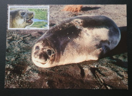 TAAF, T Numéro 508 Oblitéré De Kerguelen Le 1/1/2008 Sur Carte. - Storia Postale