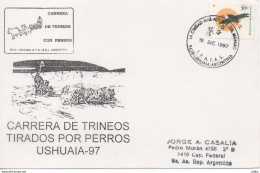 Argentina, Dog Sled Race 1997 - Cartas & Documentos