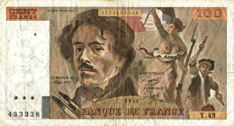 BILLET 100 FRANCS DELACROIX 1981 Y 43 - 100 F 1978-1995 ''Delacroix''