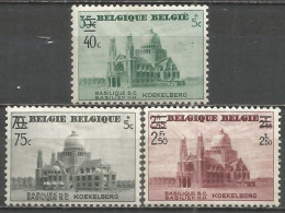 Belgique - Basilique De Koekelberg - N°481à483 * - Unused Stamps