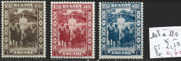 RUANDA-URUNDI 108 à 110 * Côte 2.50 € - Unused Stamps