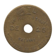 LYON - O02.06 - Monnaie De Nécessité - 25 Centimes 1922 - O.T.L. - Monetari / Di Necessità