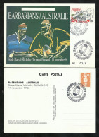 CP Num.Rugby Barbarians - Australie Stade Michelin Clermont Ferrand Le 11/11/1993 Les N°2236 Et 2620 + Cachet B/TB  ! ! - Rugby