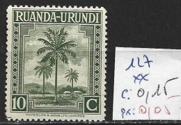 RUANDA-URUNDI 127 ** Côte 0.15 € - Ongebruikt