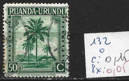 RUANDA-URUNDI 132 Oblitéré Côte 0.15 € - Used Stamps