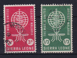 Sierra Leone: 1962   Malaria Eradication       Used - Sierra Leone (1961-...)
