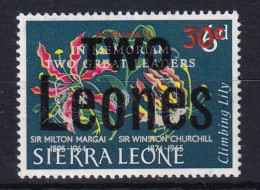 Sierra Leone: 1964/66   Decimal Currency - Surcharge    SG365     Le2 On 30c On 6d     MNH - Sierra Leone (1961-...)