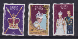 Sierra Leone: 1978   25th Anniv Of Coronation    MNH - Sierra Leone (1961-...)