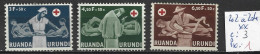 RUANDA-URUNDI 202 à 204 ** Côte 3 € - Unused Stamps