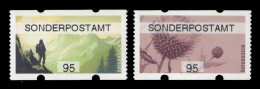 Austria 2024 Mih. A80/A81 Tourism And Flowers. Mountains And Thistle MNH ** - Automatenmarken [ATM]