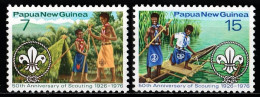 1976 Papua New Guinea Scout 50th Of The Scautism Set MNH** Tr112 - Nuevos