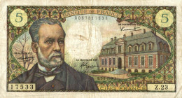 BILLET 5 FRANCS VICTOR HUGO 1966 Z 23 - 5 NF 1959-1965 ''Victor Hugo''