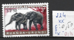 RUANDA-URUNDI 224 ** Côte 0.50 € - Unused Stamps