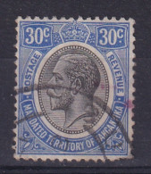 Tanganyika: 1927/31   KGV    SG98a     30c  Bright Blue  Used - Tanganyika (...-1932)