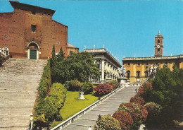 *CPM - ITALIE - LATIUM - ROME - Le Capitole Et L'église Sainte Marie En Aracoeli - Chiese