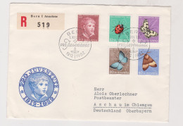 SWITZERLAND 1952 BERN PRO JUVENTUTE Registered FDC Cover To Germany - Lettres & Documents