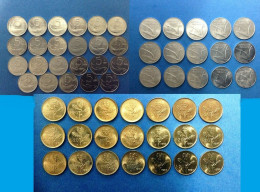 Lotto 59 Monete Fdc Coins Unc Da Rotolino Zecca 5 Lire Delfino 10 Spighe E 20 Ramo Di Quercia - 5 Lire