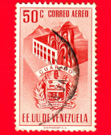 VENEZUELA - Usato - 1953 - Stemma Dello Stato Di Guarico - Arms - 50 - P. Aerea - Venezuela