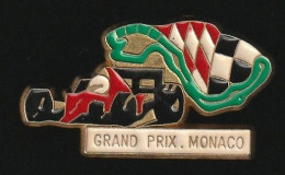 77586-Pin's-grand Prix De Monaco.rallye Auto.F1.signé PF FIA Souv. - Rallye