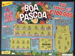 103, Lottery Tickets, Portugal, « Raspadinha », « Instant Lottery », « BOA PÁSCOA », « HAPPY EASTER », Nº 579 - Lottery Tickets