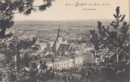 Baden - Panorama 1912 - Baden Bei Wien