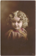Pretty Young Girl Child Tinted Real Photo - Postmark 1915 - Children And Family Groups