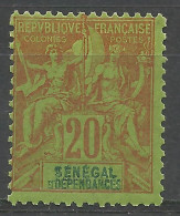 SENEGAL N° 14 NEUF** LUXE SANS CHARNIERE / Hingeless / MNH - Unused Stamps