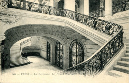 CPA -  PARIS - LA SORBONNE - LE GRAND ESCALIER - Onderwijs, Scholen En Universiteiten