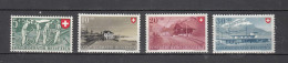 1947  PP  N° B34 à B37    NEUFS**   COTE 20.00   CATALOGUE   SBK - Unused Stamps