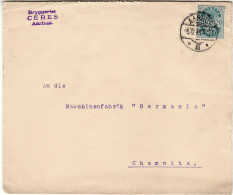 DENMARK 1898 LETTER SENT FROM AARHUS TO CHEMNITZ - Storia Postale