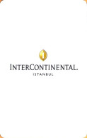 TURCHIA   KEY HOTEL   InterContinental Istanbul - Cartes D'hotel