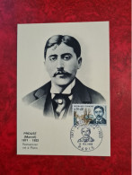 FDC 1966 MAXI  PARIS MARCEL PROUST - Ohne Zuordnung