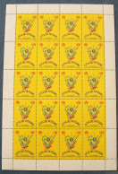 VATICANO 2000 CONGRESSO EUCARISTICO  MINIFOGLIO ** MNH - Blocks & Sheetlets & Panes