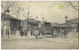 Carte Postale : Paris - L'Entrée Du Marché Aux Bestiaux De La Villette - Loten, Series, Verzamelingen