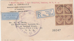 Jamaica Giamaica 1930   -  Postgeschichte - Storia Postale - Histoire Postale - Jamaica (...-1961)