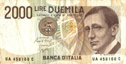 BILLET  2000 LIRE ITALIE - 2000 Lire