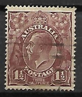 AUSTRALIE   -  1918.   Y&T N°  34 Oblitéré - Usati