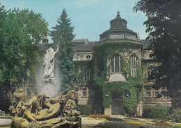 Baden - Undine Brunnen Mit Kuranstalt - Baden Bei Wien