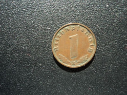 ALLEMAGNE : 1 REICHSPFENNIG   1937 E    KM 89     TTB+ - 1 Reichspfennig