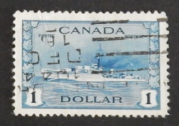 CANADA YT 218 OBLITÉRÉ "DESTROYER IROQUOIS" ANNÉES 1943/1948 - Used Stamps