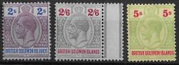 Salomon YT N° 32/34 Neufs ** MNH. TB - British Solomon Islands (...-1978)