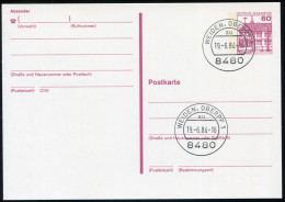 P 135 II BuS 60 Pf Letterset VS-O Weiden / Oberpfalz - Cartes Postales - Neuves