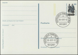 P 157 SWK 100 Pf, Recyclingpapier, VS-O Frankfurt/Main - Cartes Postales - Neuves