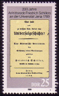 3254 Friedrich Schiller Universität Jena 25 Pf ** - Nuovi