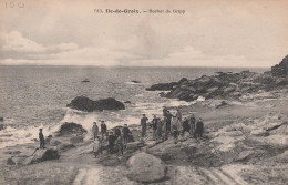 56  ILE DE GROIX   Rocher Du Gripp     TB    PLAN  Env; 1915.    Edit. Lemire      RARE - Groix