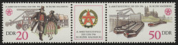 3028-3029 Magdeburg 1986, Zusammendruck, Postfrisch - Unused Stamps