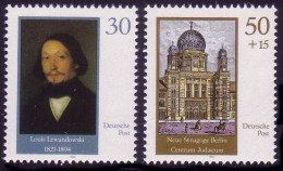 3358-3359 Neue Synagoge Berlin, Satz Postfrisch - Nuovi
