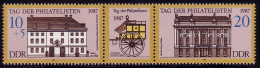 3118-3119 Philatelistentag-Zusammendruck 1987, Postfrisch ** - Neufs