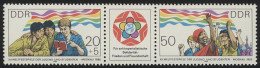 2959-2960 Weltfestspiele Moskau 1985, Zusammendruck, Postfrisch ** - Unused Stamps